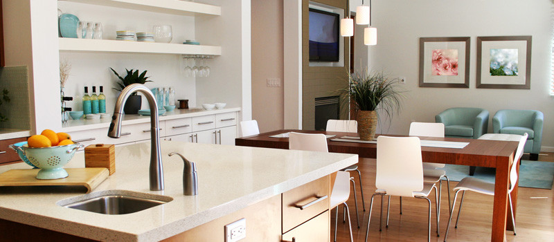 Aranżacje wnętrz: mieszkań, biur i domów.